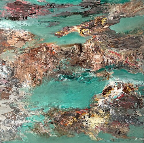 Au fil de l'eau  3 van Marie T. Roche, Schilderij te koop op Singulart