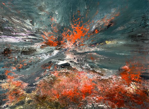 Le Choc des Titans III by Marie T. Roche, 회화 for Sale on Singulart