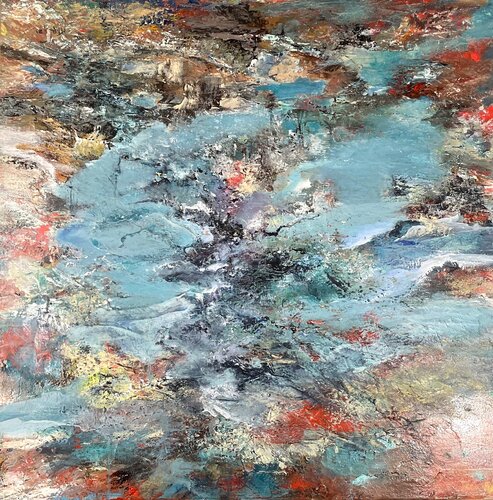 Calanques 2 by Marie T. Roche, 회화 for Sale on Singulart