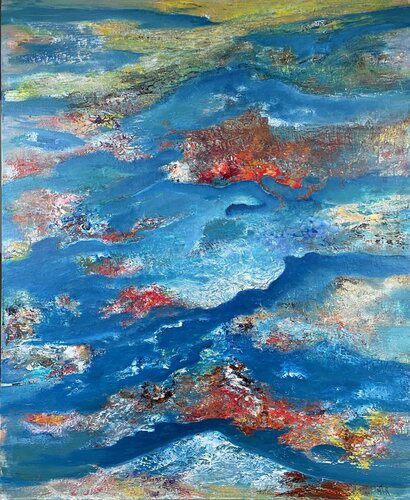 Calanques 3 van Marie T. Roche, Schilderij te koop op Singulart