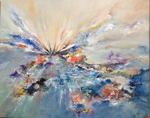 Le choc des Titans by Marie T. Roche, 회화 for Sale on Singulart