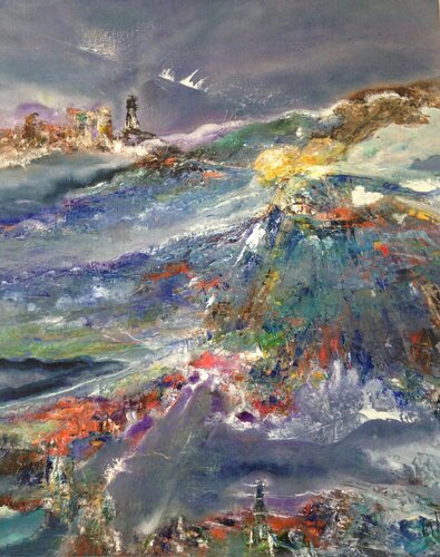 De feu et de glace by Marie T. Roche, 회화 for Sale on Singulart