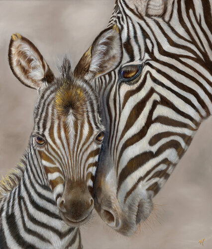 Stay Close by Nanda Hoep, 油畫 for Sale on Singulart