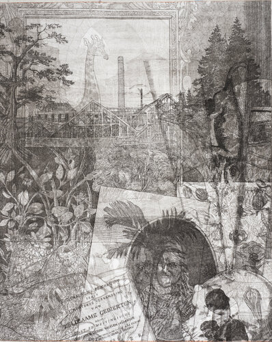 The world, Naturalis historia 3 di Annemarie Petri, Stampa in vendita su Singulart