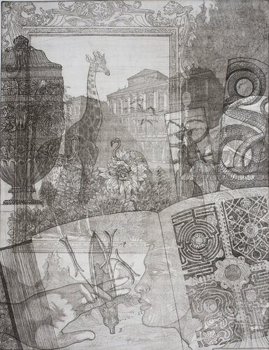 The world, Naturalis historia 4 di Annemarie Petri, Stampa in vendita su Singulart