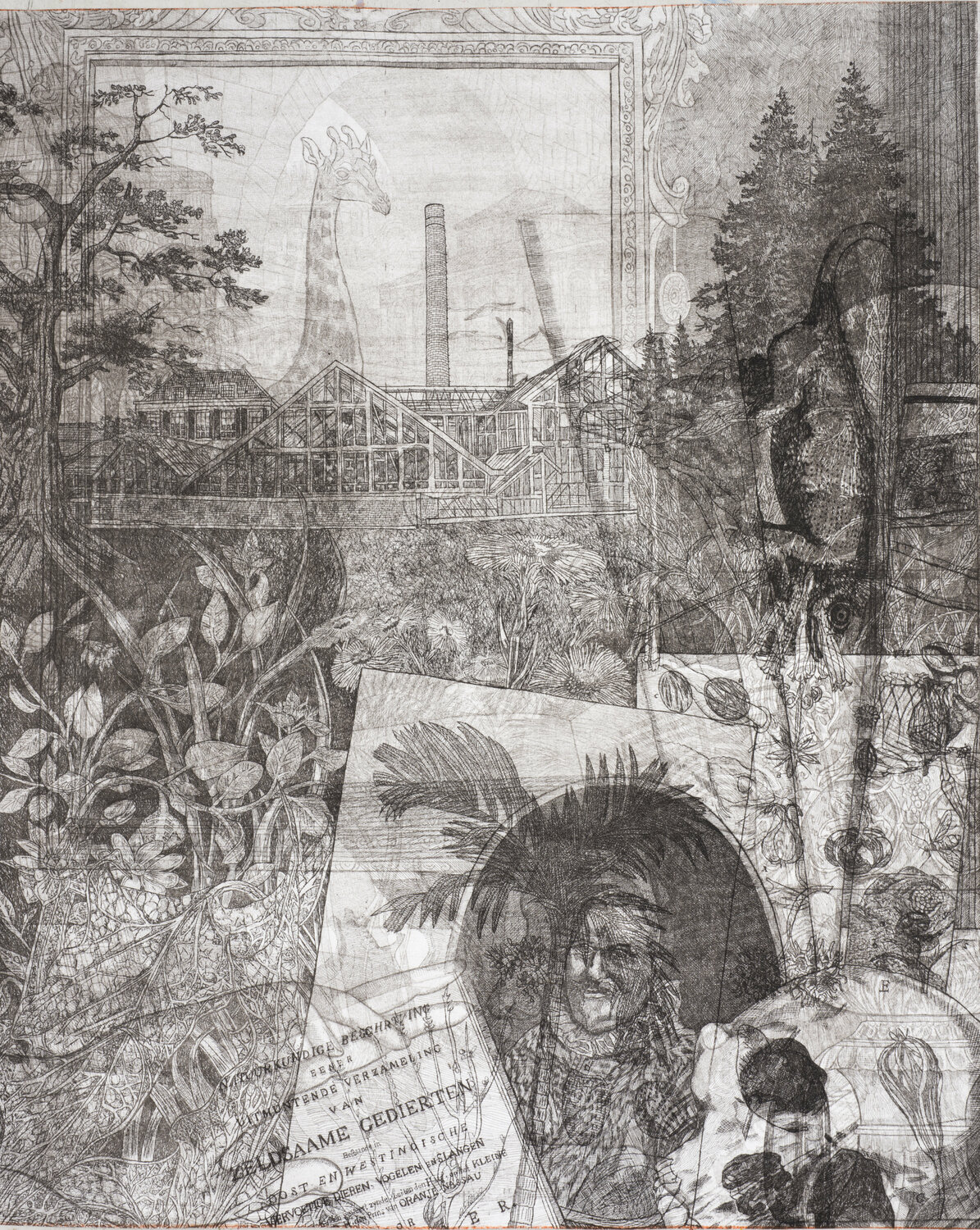 The world, Naturalis historia 3 Annemarie Petri Stampa in vendita
