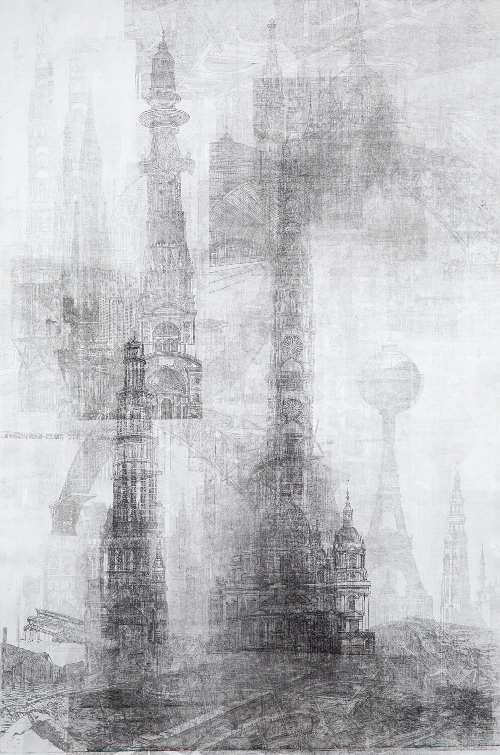 Bombed city Annemarie Petri