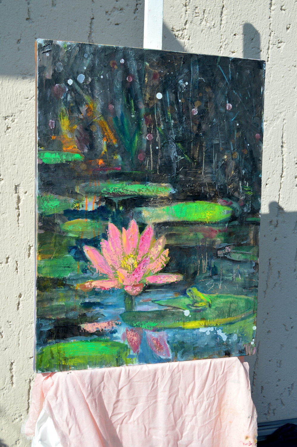 The Lily Pond Chronicles  2 Chiara Magni Original painting for sale