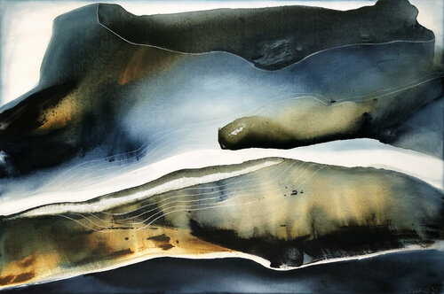 From the far side of the Ocean par Dinah Wakefield, Peinture en vente sur Singulart