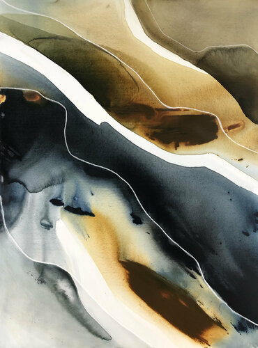 The Song Flows Deep in the River 3 van Dinah Wakefield, Schilderij te koop op Singulart