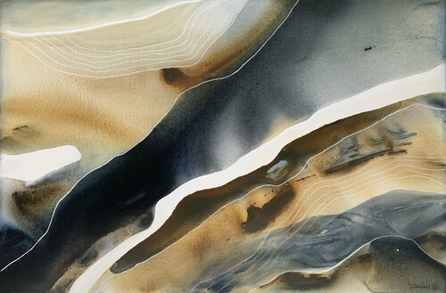 Sand Shallows 2 van Dinah Wakefield, Schilderij te koop op Singulart