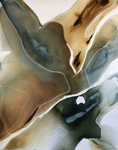 Along the Wild Coastline van Dinah Wakefield, Schilderij te koop op Singulart