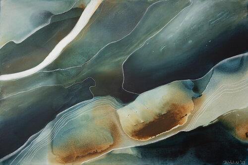 Coastal Storm van Dinah Wakefield, Schilderij te koop op Singulart