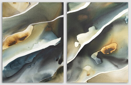 Caruna (diptych) van Dinah Wakefield, Schilderij te koop op Singulart