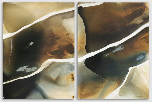 Earth's Song (diptych) Dinah Wakefield
