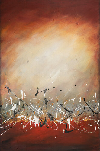 Land of Fire di Dinah Wakefield, Pittura in vendita su Singulart