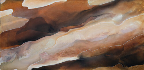 Vermillion Sky par Dinah Wakefield, Peinture en vente sur Singulart