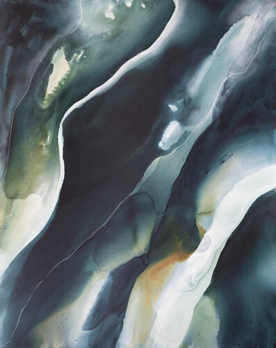 Dazzling Blue 2 par Dinah Wakefield, Peinture en vente sur Singulart