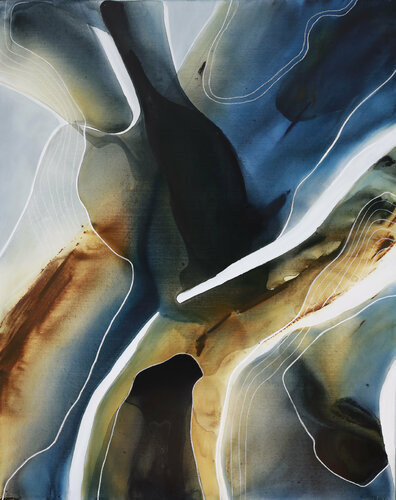 Deepwater Dreaming 1 van Dinah Wakefield, Schilderij te koop op Singulart