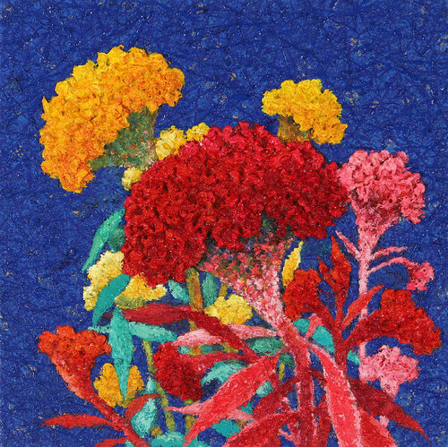 cockscomb - Propose 2 van Sook Kim, Schilderij te koop op Singulart