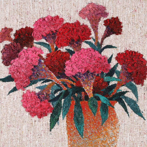 cockscomb - Gift from you 2 van Sook Kim, Schilderij te koop op Singulart