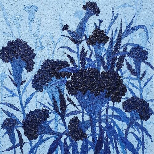 cockscomb - blue passion 2 Sook Kim