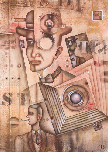 The Consciousness Camera par Eugene Ivanov, Peinture en vente sur Singulart