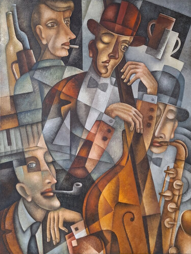 Three and One par Eugene Ivanov, Peinture en vente sur Singulart