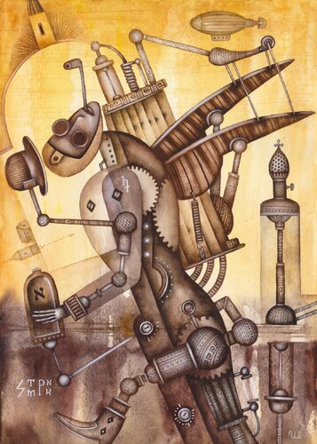 Steam Angel by Eugene Ivanov, Painting for Sale on Singulart