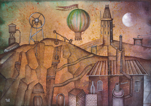 Mineral Deposits par Eugene Ivanov, Peinture en vente sur Singulart