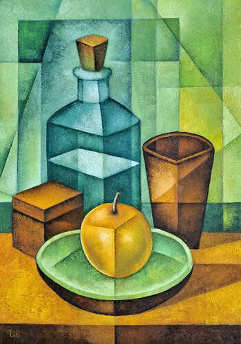 Green Still Life de Eugene Ivanov, Pintura a la venta en Singulart