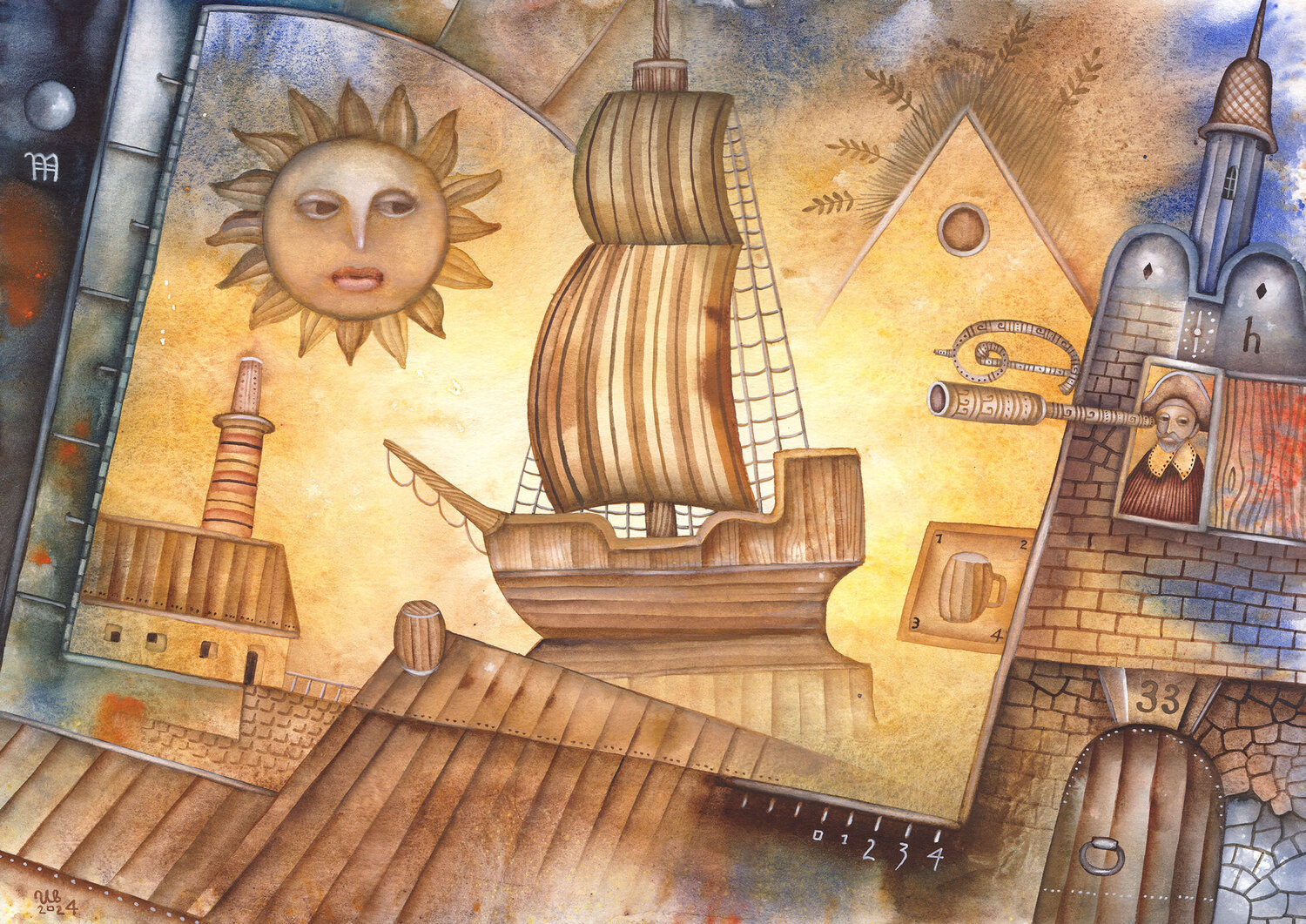 The Points, Lines and Angles of the Coast Eugene Ivanov