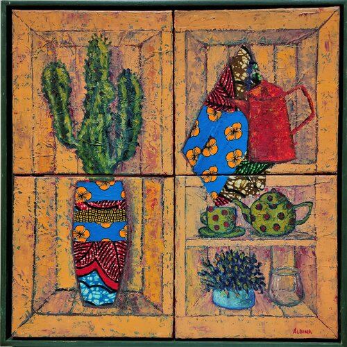 Cactus de Albina Urbanek, Pintura a la venta en Singulart