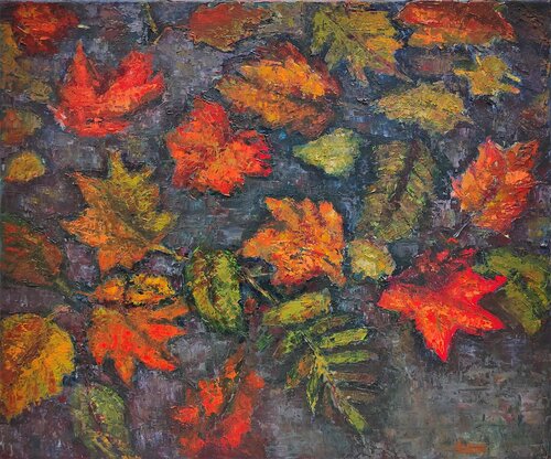 Octobre by Albina Urbanek, Painting for Sale on Singulart
