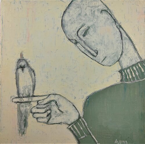 Soyons amis de Albina Urbanek, Pintura a la venta en Singulart