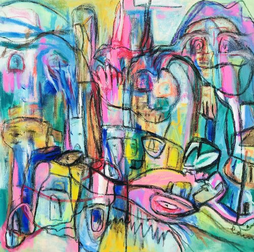 MY FATHER THIS HERO by Muriel Deumié, Painting for Sale on Singulart