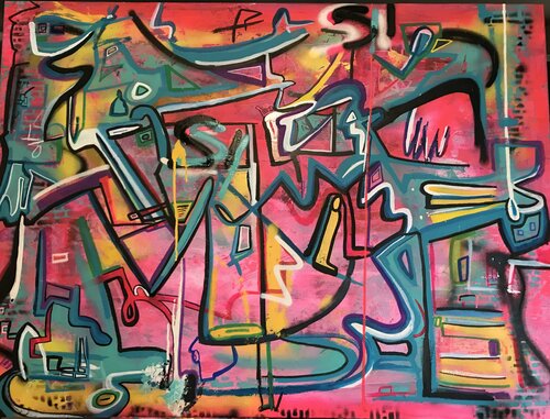 rytmique par Muriel Deumié, Peinture en vente sur Singulart