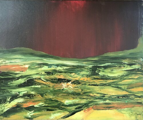 HIVERT di Muriel Deumié, Pittura in vendita su Singulart