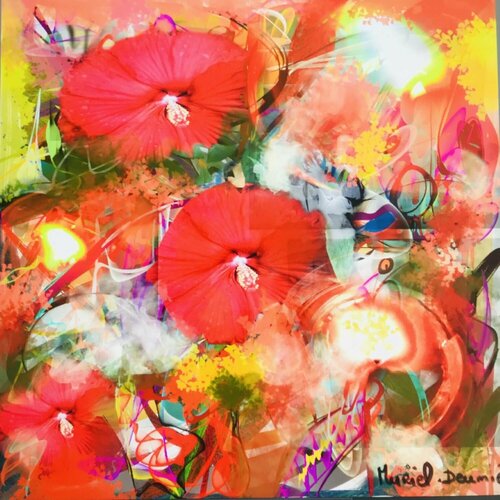 REVERIE ROUGE von Muriel Deumié, Druck kaufen auf Singulart