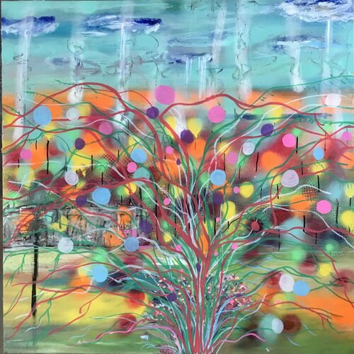 YGGDRASIL van Muriel Deumié, Schilderij te koop op Singulart
