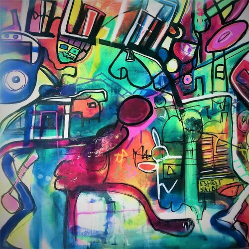 esprit sain by Muriel Deumié, Painting for Sale on Singulart