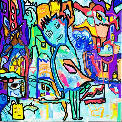 abstract street Muriel Deumié