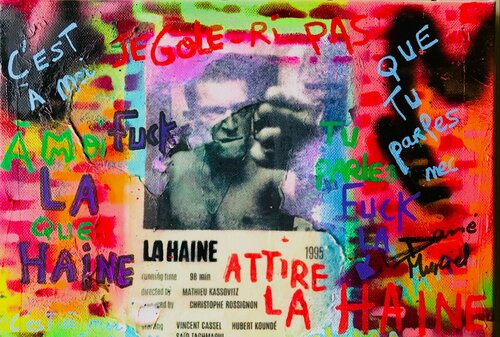 la haine attire la haine par Muriel Deumié, Peinture en vente sur Singulart