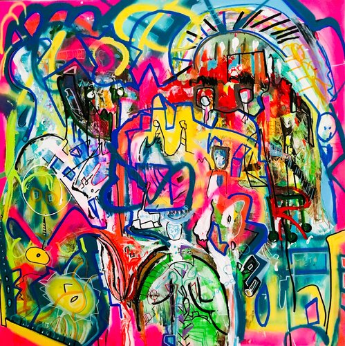 fast and furious de Muriel Deumié, Pintura a la venta en Singulart