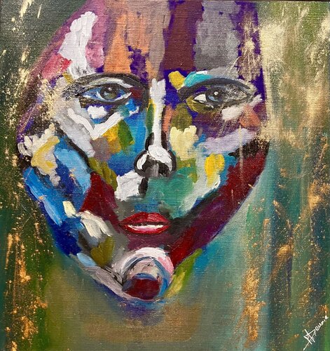 inconnu di Muriel Deumié, Pittura in vendita su Singulart