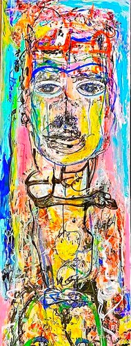 Peux pas plaire à tout le monde, van Muriel Deumié, Schilderij te koop op Singulart