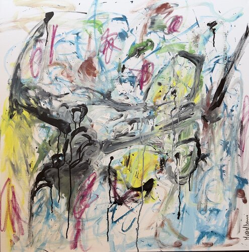 prouesse par Muriel Deumié, Peinture en vente sur Singulart