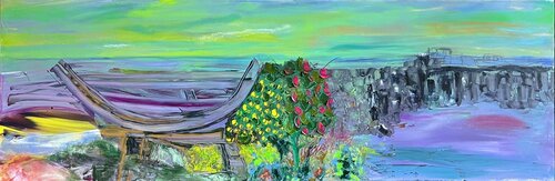 Pause tranquille by Muriel Deumié, 油畫 for Sale on Singulart