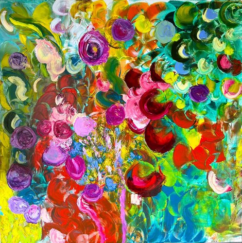 L'Éphémère Écarlate di Muriel Deumié, Pittura in vendita su Singulart