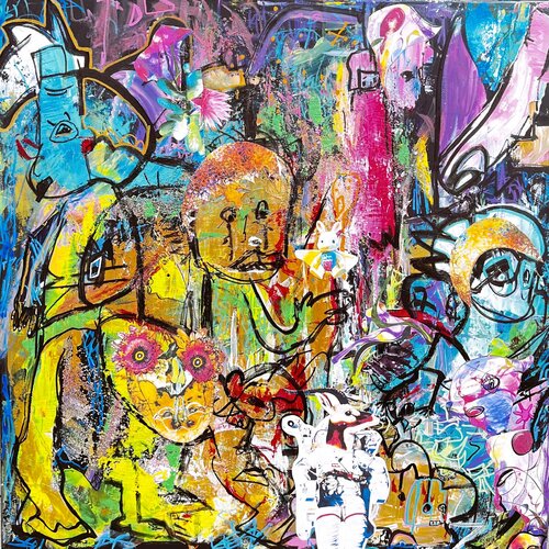 le rêve devant di Muriel Deumié, Pittura in vendita su Singulart